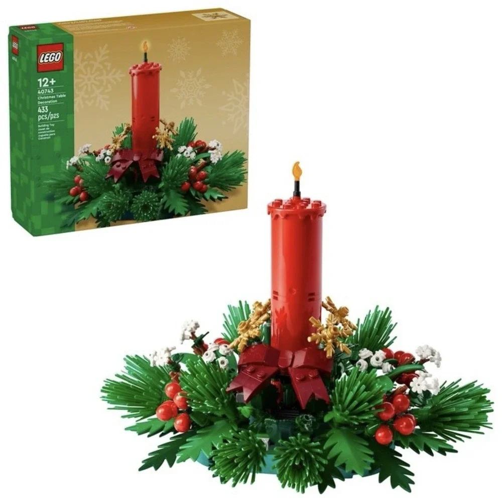 LEGO 40743 Christmas Holiday Table Decoration Candle Centerpiece Sealed NEW‎
